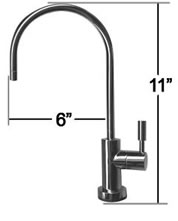 Modern commercial water filter faucet