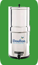 British Berkefeld Doulton 3.17 Gallon W9361137 Countertop Gravity-Fed Water  Filtration System Using Ultra Sterasyl Ceramic Filter Candles