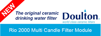 New multi candle ceramic water filter for bacteria
