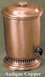 Water filter-chiller in Antique Copper