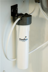 Fluoride, chloramines, limescale removal add-on water filter