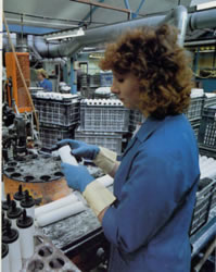 Manufacturing process of Doulton ceramic elements