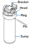 stainless filter drawing