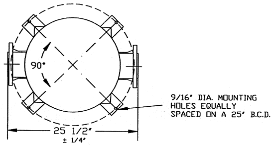 The filter mounting drawings
