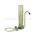 Stainless steel countertop water filter