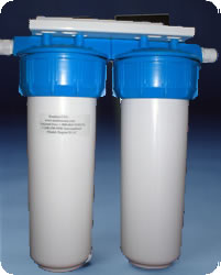 High capacity Imperial Filter with choice of carbon or sediment cartridge reduction